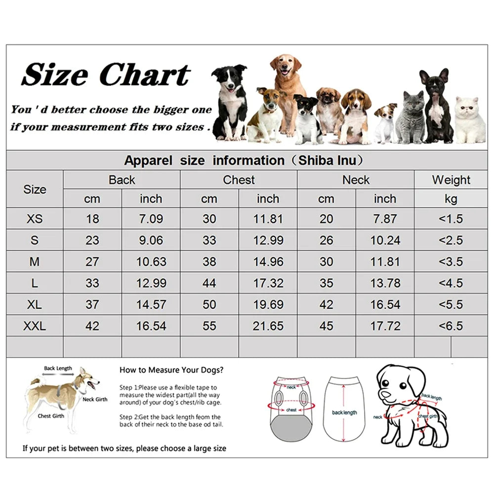 Winter Warm Puppy Jacket, Thicken Hoodie Dog Coat for Small Medium Dogs Chihuahua Yorkies, Cute Pet Clothing