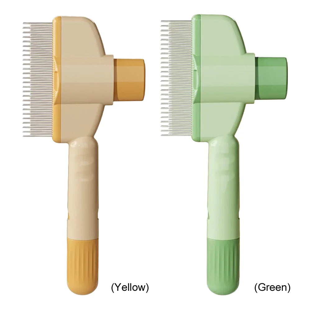 Stainless Steel Pet Grooming Brush Rustproof Pet Hair Remover Pet Cleaning Comb for Loosening Up Removing Debris