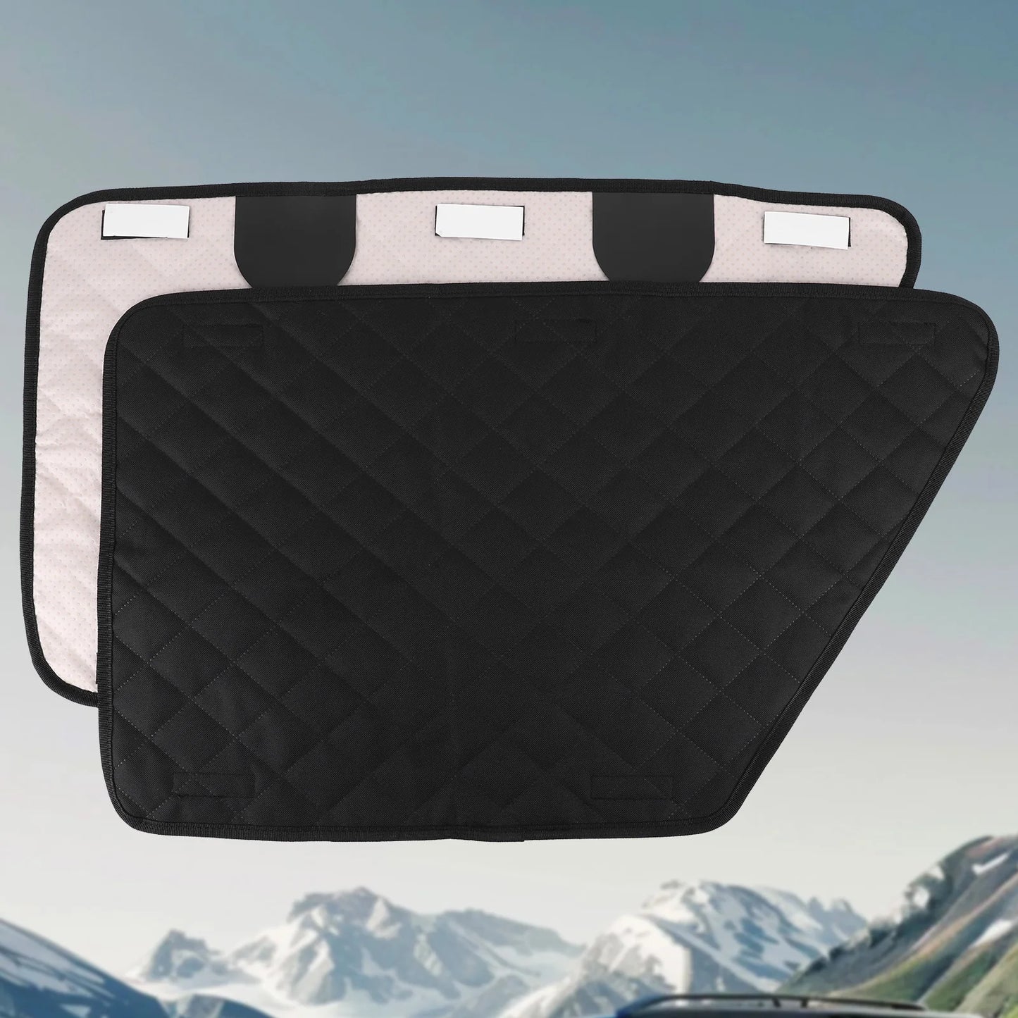 2Pcs Oxford Waterproof Car Door Cover for Dog Anti-Scratch Car Interior Cover Washable Car Door Protect Mats for Car Truck & SUV